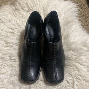 Vintage Franco Sarto Black Square Toe‎ Chunky
Heels size 6M